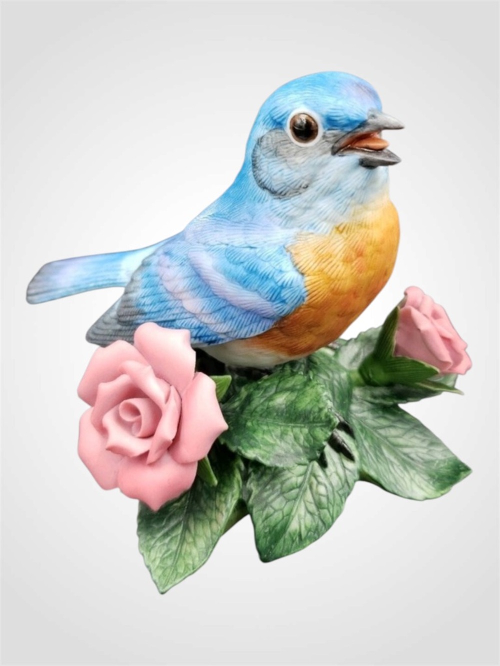 Lenox Porcelain Blue Bird Figurine In Original Box